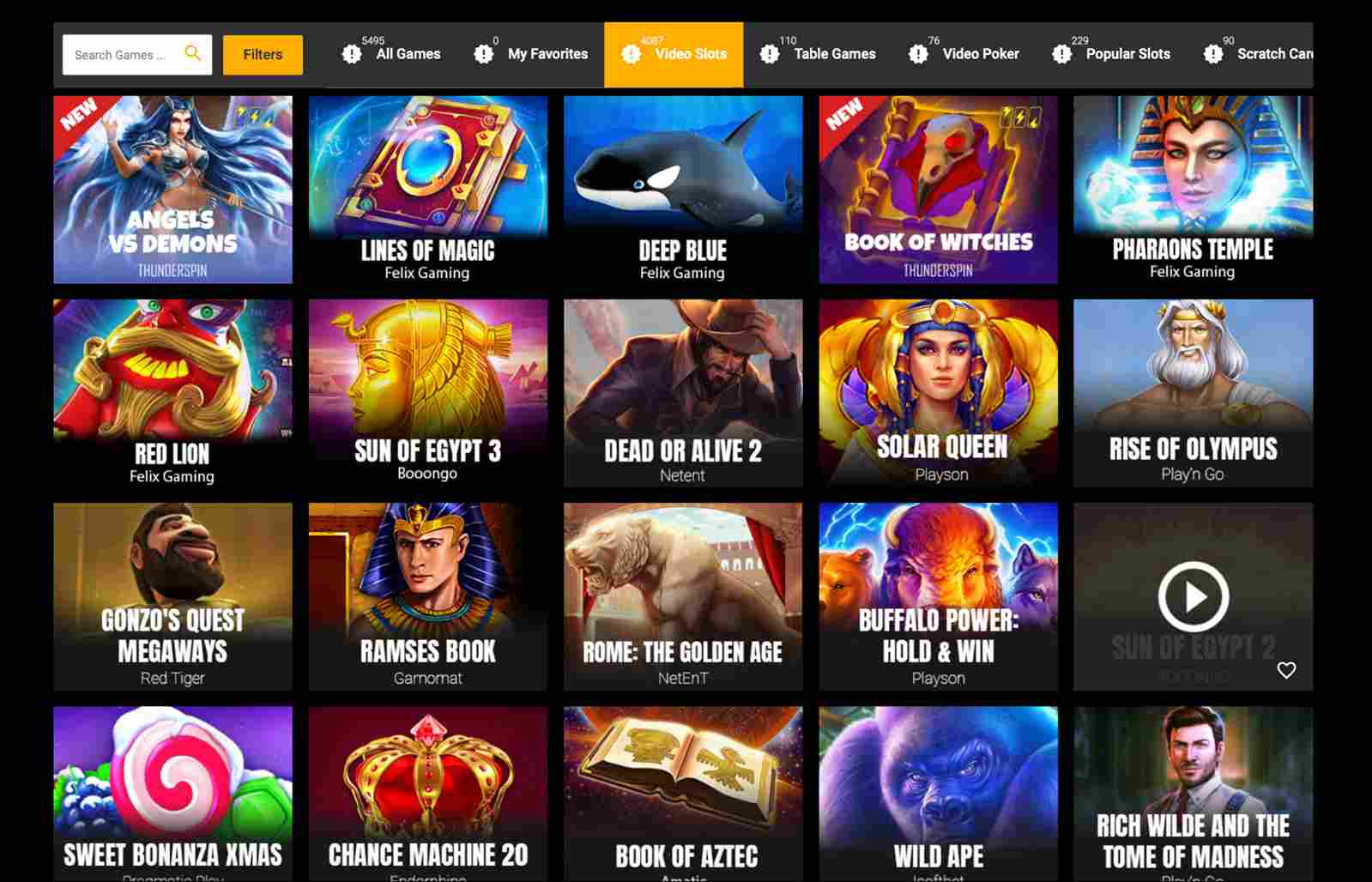 20bet video slots
