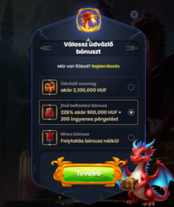 Regisztráció v DragonSlots