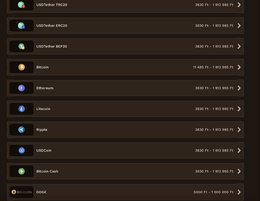 FatPirate Kriptovalutás fizetések