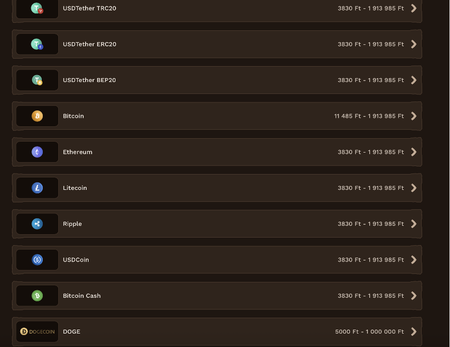 FatPirate Kriptovalutás fizetések