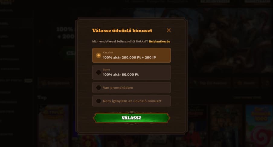 FatPirate kaszinó bónuszválaszték