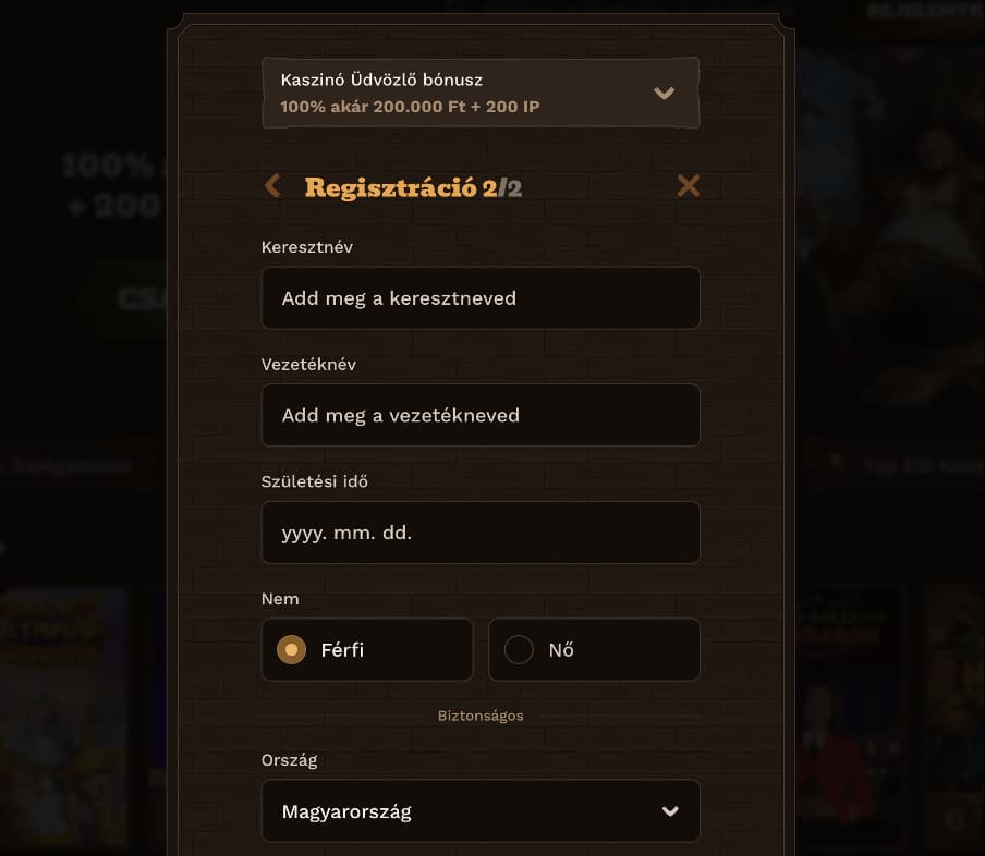 FatPirate kaszinó regisztráció2