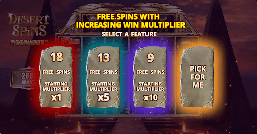 Desert Spins Megaways slot