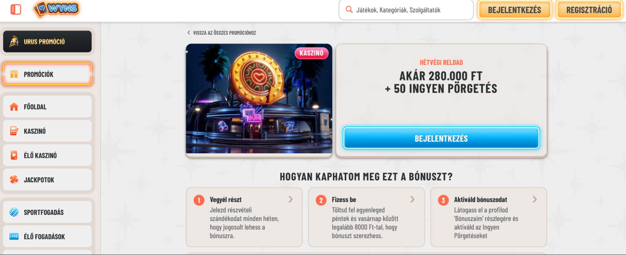 wyns bonus