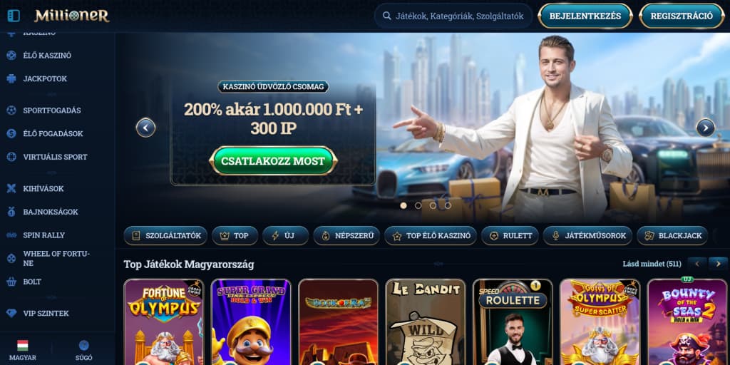 millioner main page